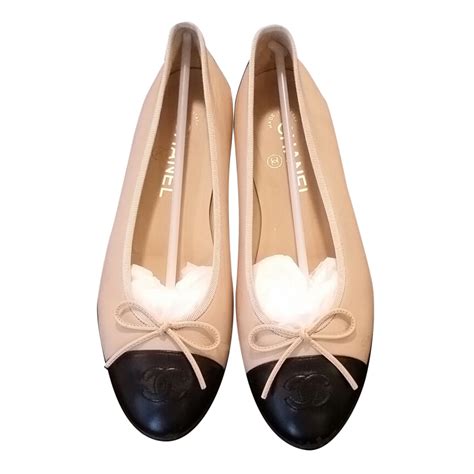 chanel ballerina two tone|Chanel ballerina shoes.